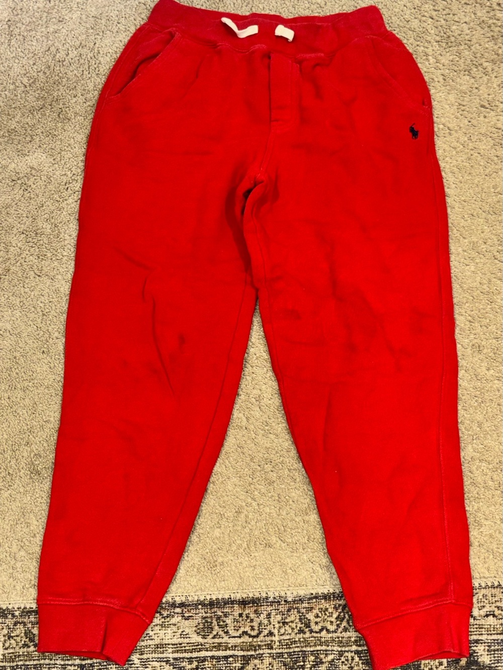 Polo by Ralph Lauren Kids Red Fleece Sweatpants